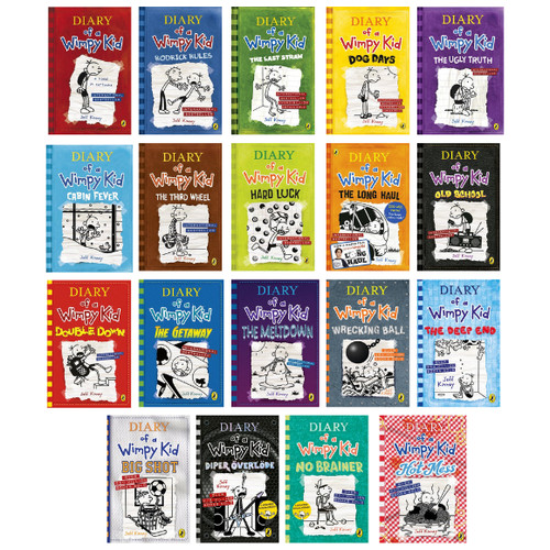 Diary wimpy kid set of - of,